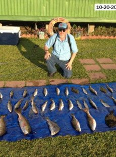 Traveled from Michigan to LA and Caught his Slam in Lake Calcasieu!!!