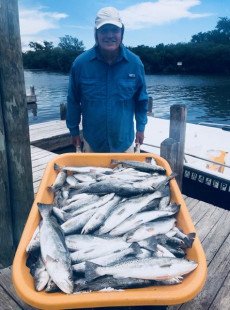 Speckled trout smoking in cocodrie