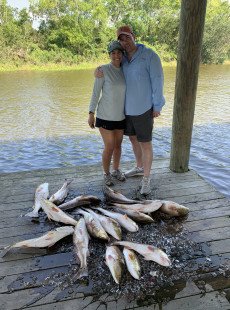 Dularge REDFISH Bite On Fire!!