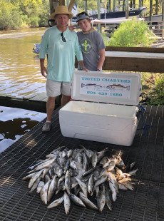 Fast Trout Bite in Shell Beach Tuesday