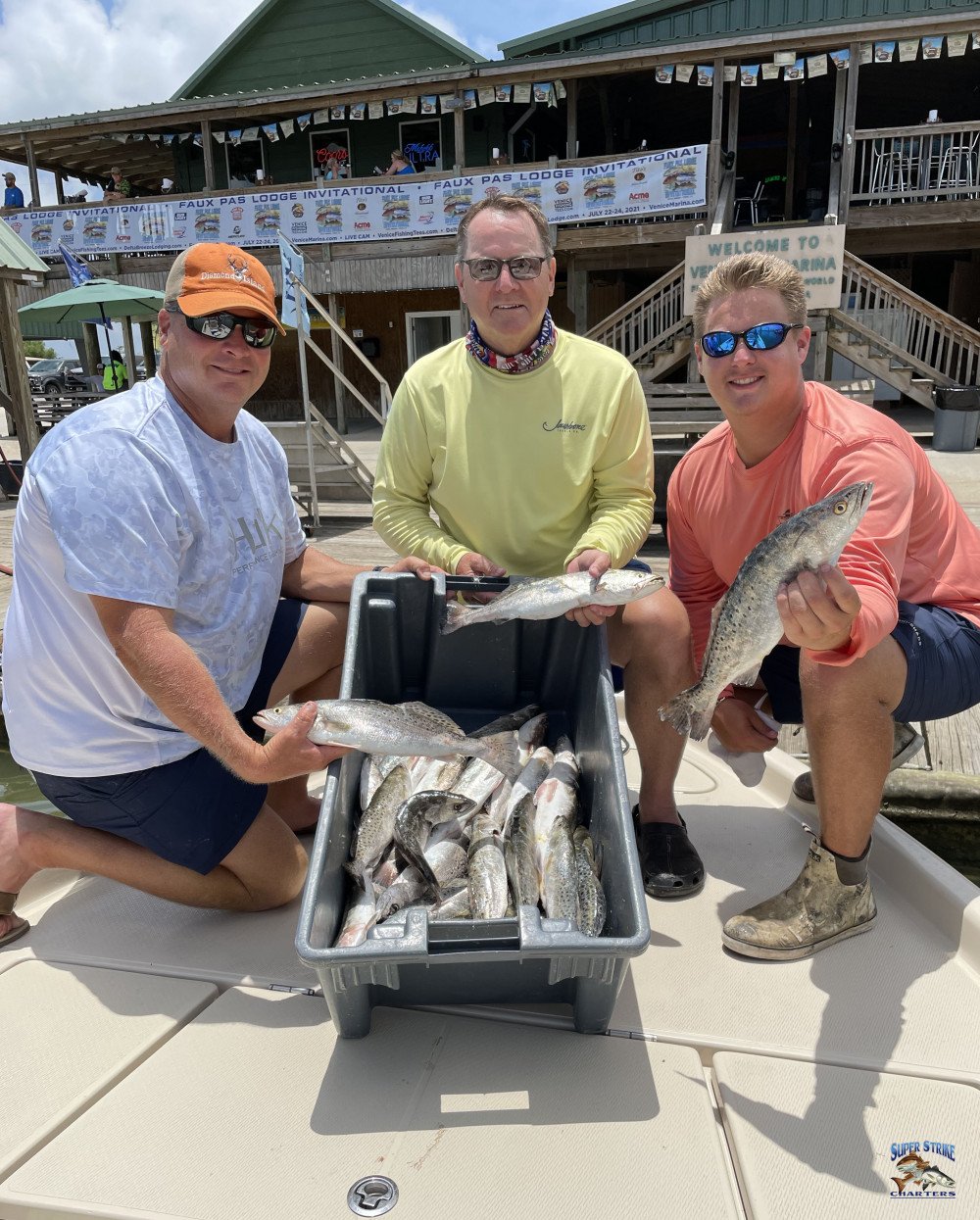 Speckled Trout For The Kastner Crew Louisiana Charter Boat Association