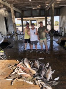 3 Generations of sikes family fishing in dularge