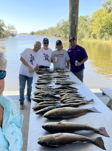 LCBA& Pabst Blue Ribbon!!!37 Speckled Trout3 Redfish1 Monster 40” Bull Redfish Released4 Bull 30” + Redfish Released1 Bull 27” + Redfish Released1 Black Drum4 Sheephead 1 White Trout1 Croaker10 Released Rat Redfish