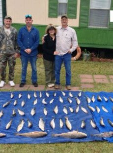 Great day catching Limits of Speckled Trout!
