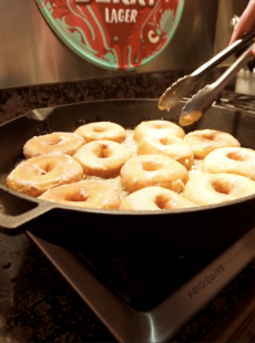 Mr. Ronnie's Donut Dessert with Community Coffee